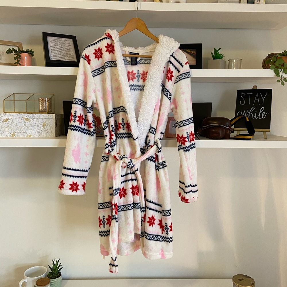 NWOT U.S. Polo Assn. Warm Fuzzy Winter Bathrobe